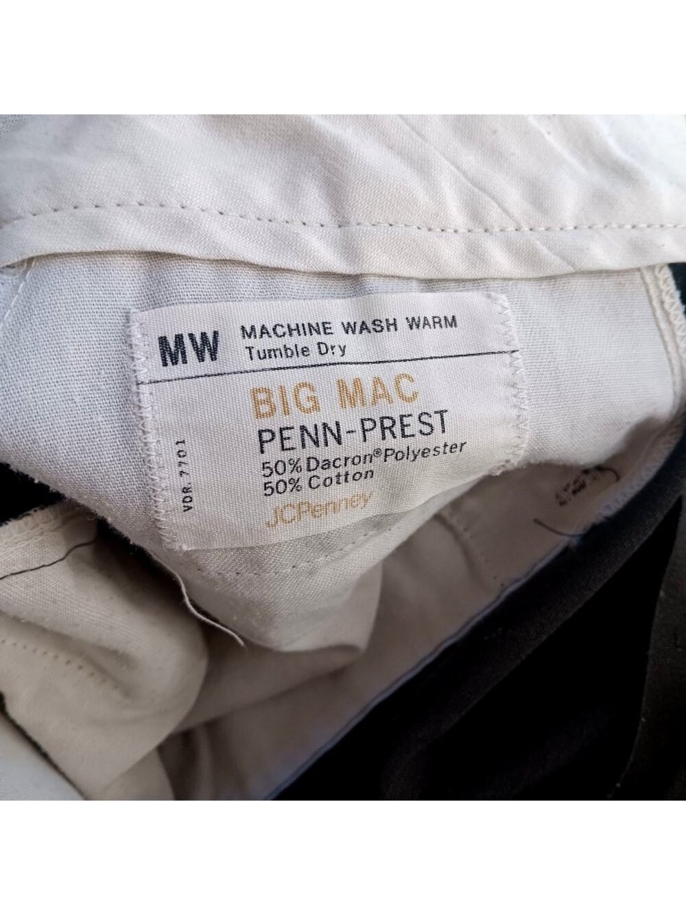 True Vintage Work Pants 38x28 OG Big Mac Mechanic Paint Splatter 70's JC Penney